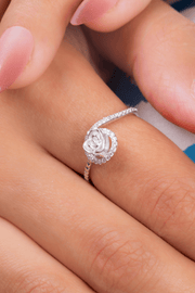 Zircon Flower (05) Ring