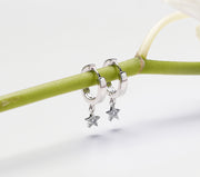 Zircon Star Hoop (01) E