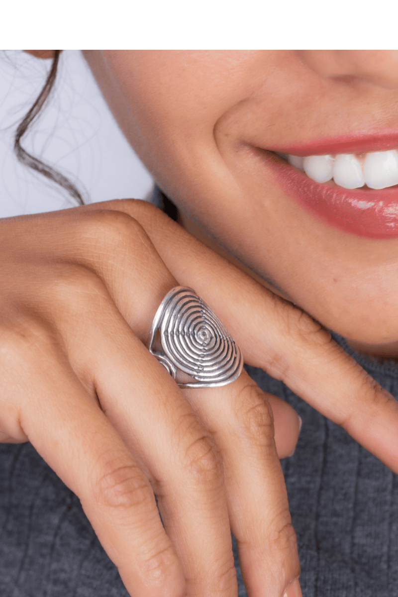 Oval Spiral (02) Ring