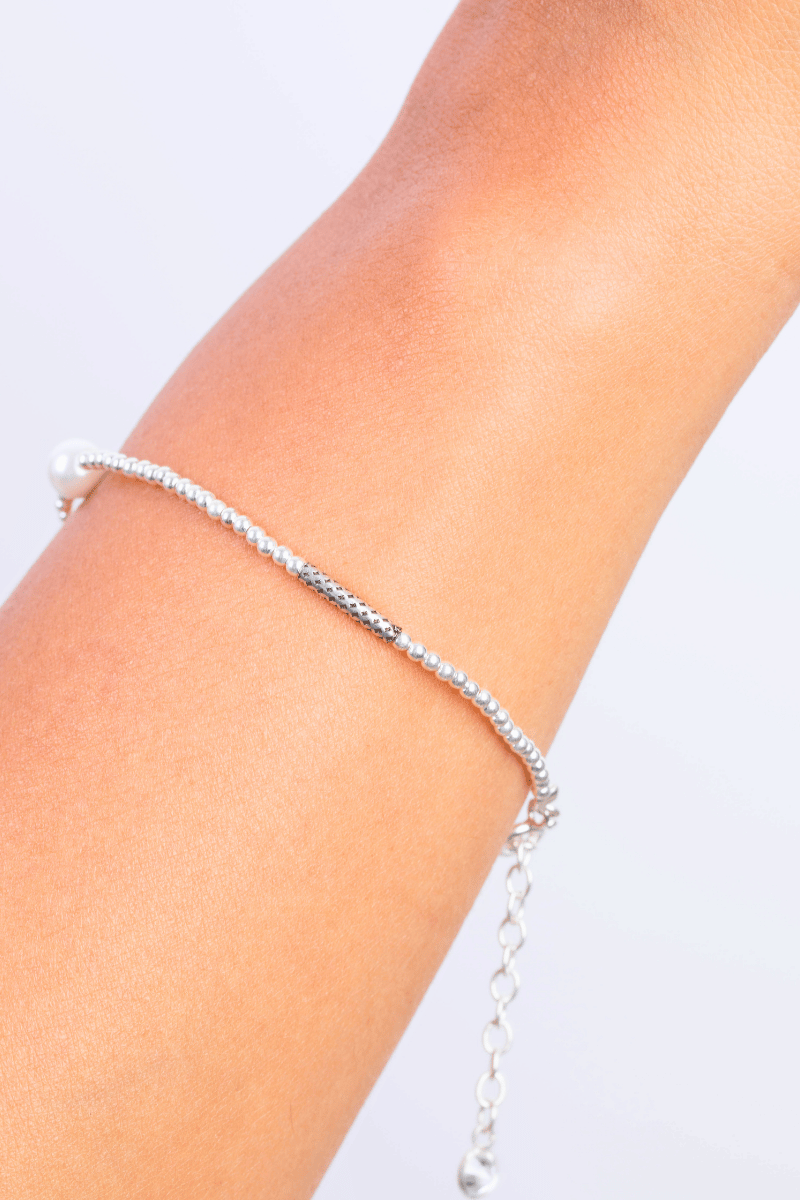 Balls & Pearl Bracelet