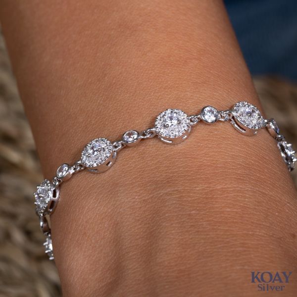 Circles Zircon Bracelet