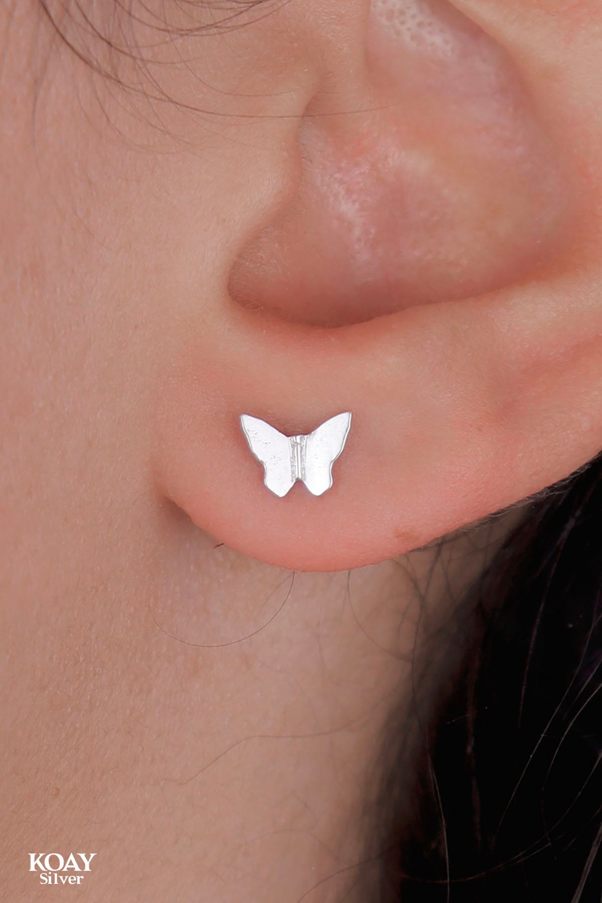 Plain Butterfly Earring