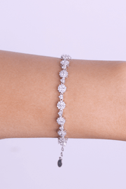 Zircon Flower (010) Bracelet