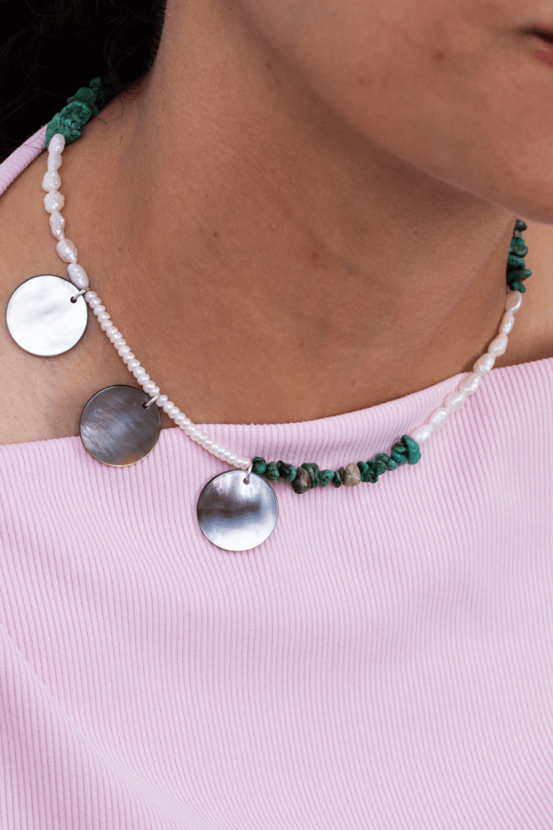 Natural Stones& Sadaf Necklace