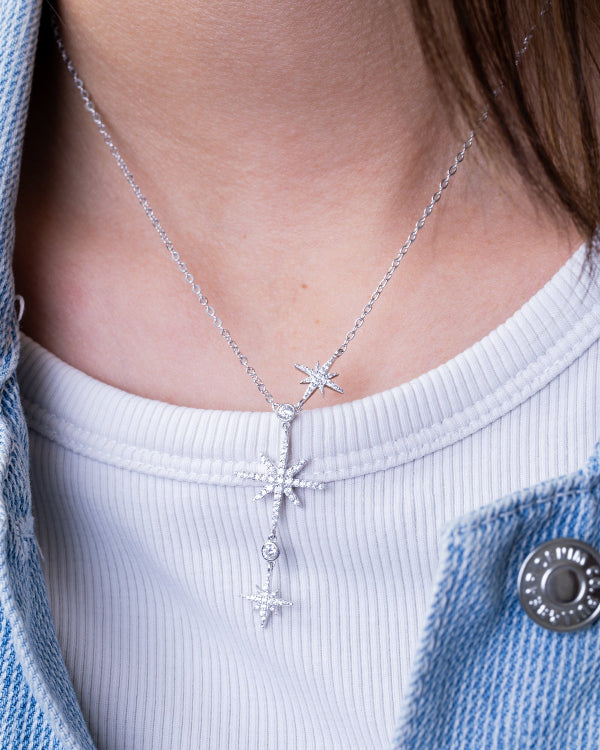 Zircon Three Northstar (01) Necklace