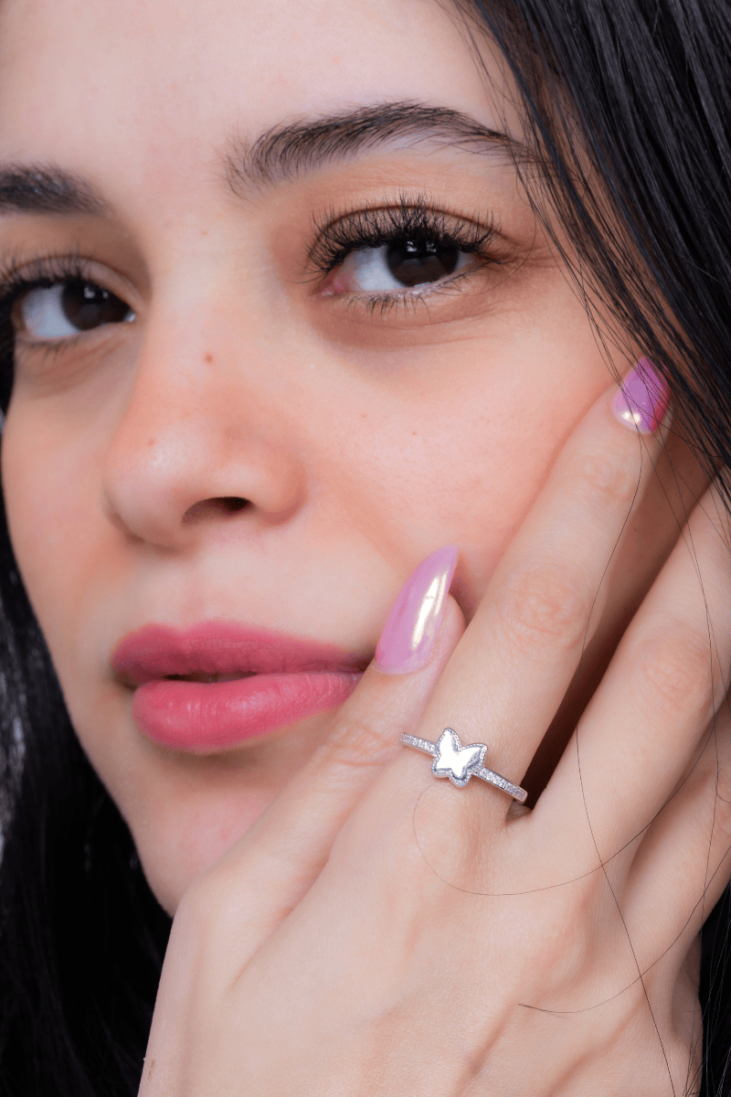 Zircon Butterfly (04) Ring