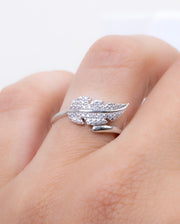Zircon Leaf (04) Ring
