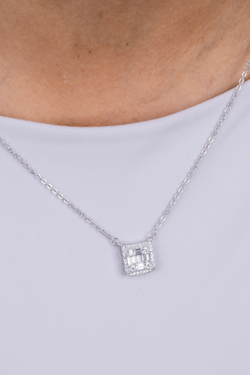 Zircon Diamond 03 Necklace