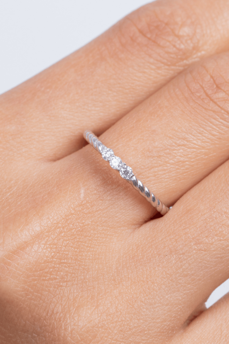 Zircon Braided (02) Ring