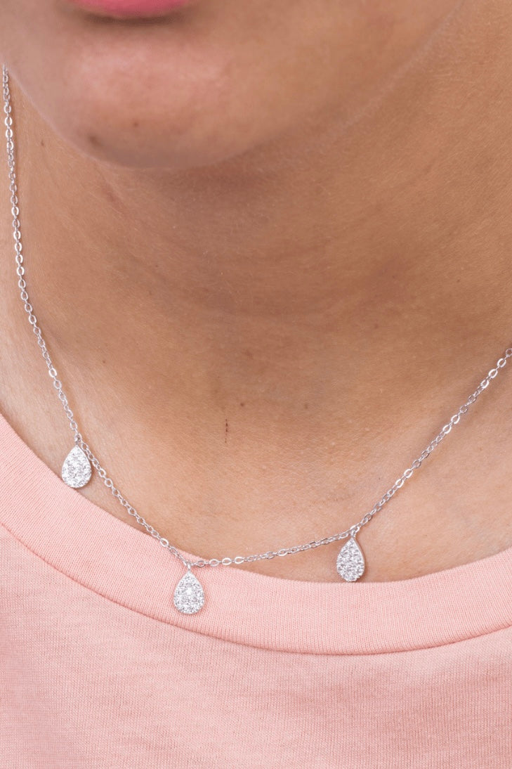 Zircon Ovals (01) Necklace