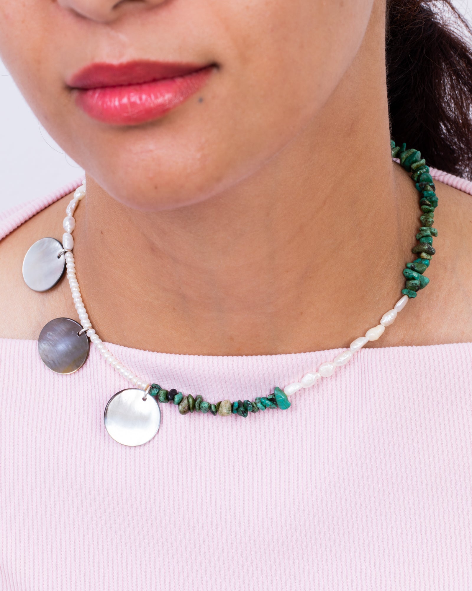 Natural Stones& Sadaf Necklace