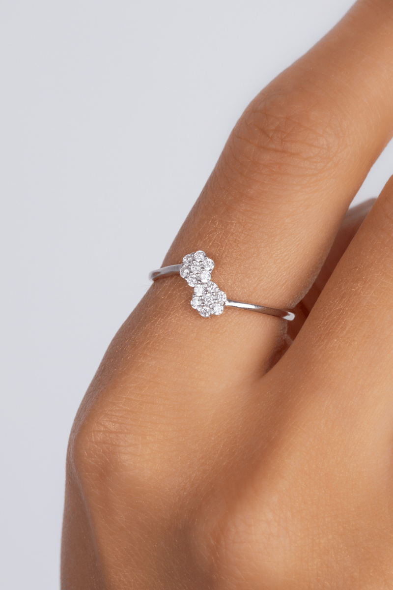 Zircon Flower (06) Ring