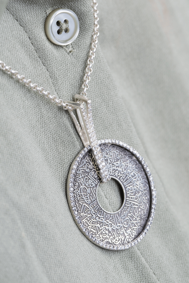 Zircon Circle Qur2an Necklace