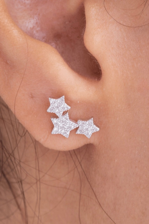 Zircon Star (08) Earring