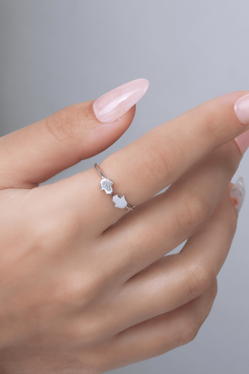 Plain Double Hand Ring