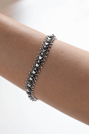 Indian Flower & Heart Bracelet