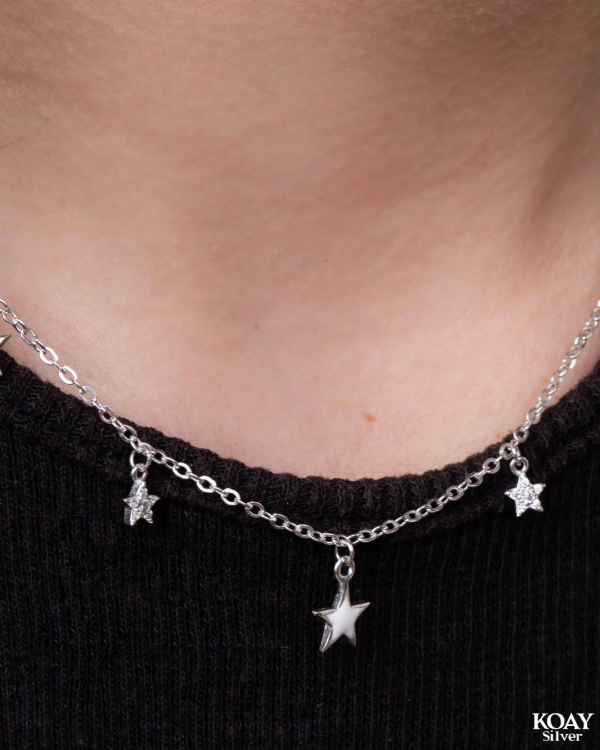 White Star Necklace