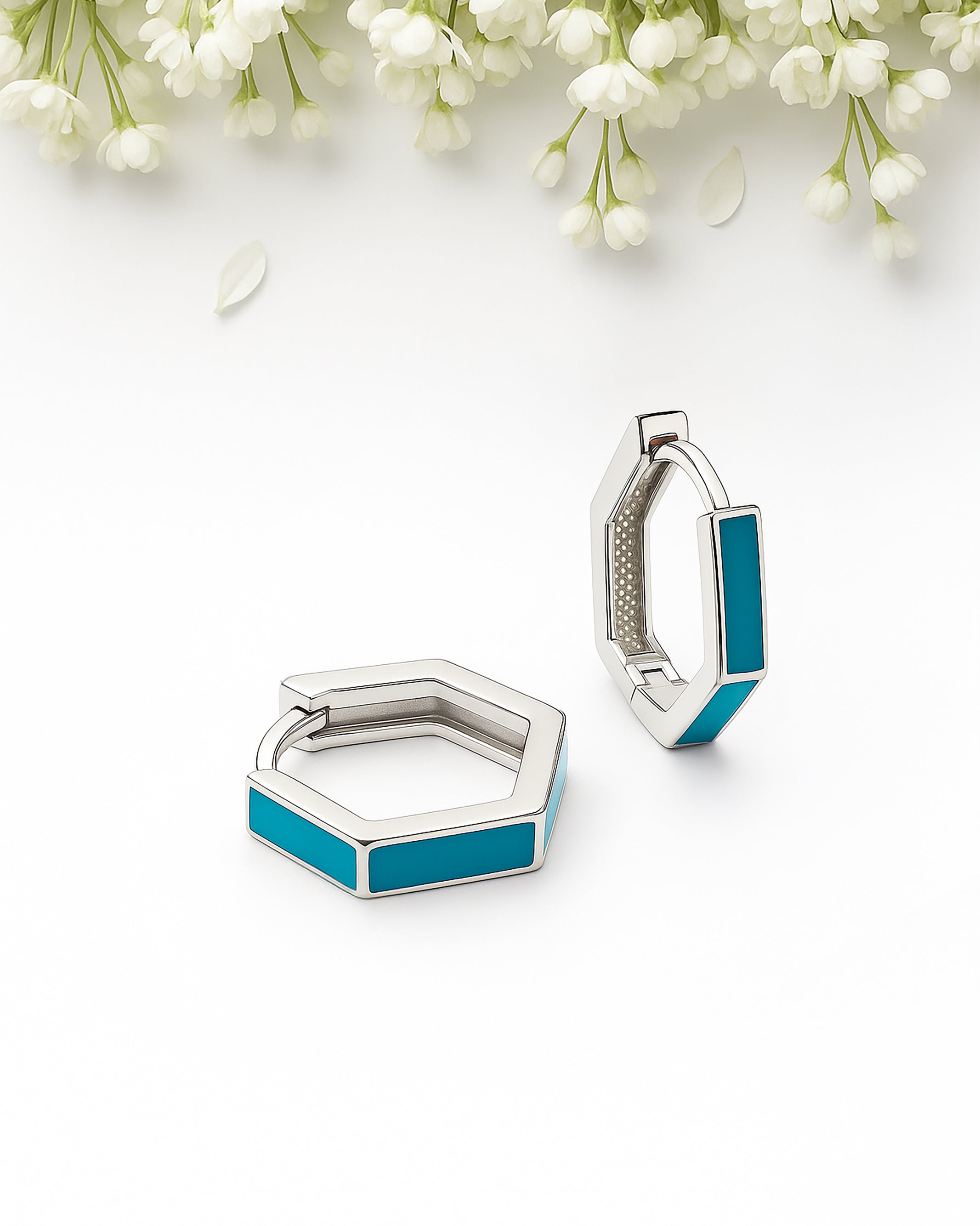 Turquoise Hoop Earring