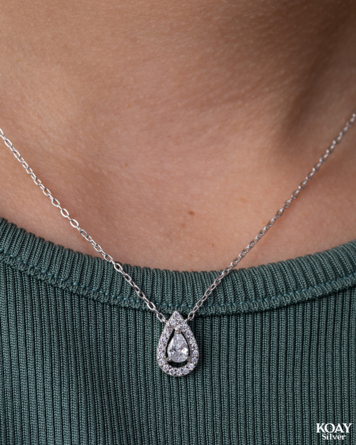 Zircon Oval (02) Necklace