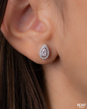 Oval Zircon (01) Earring