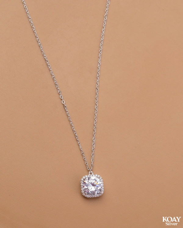 Diamond Zircon Necklace