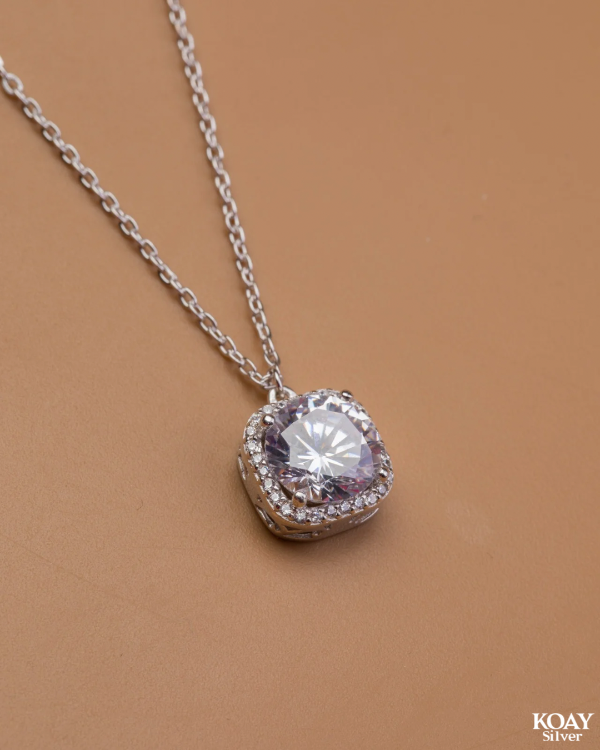 Diamond Zircon Necklace