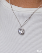 Diamond Zircon Necklace