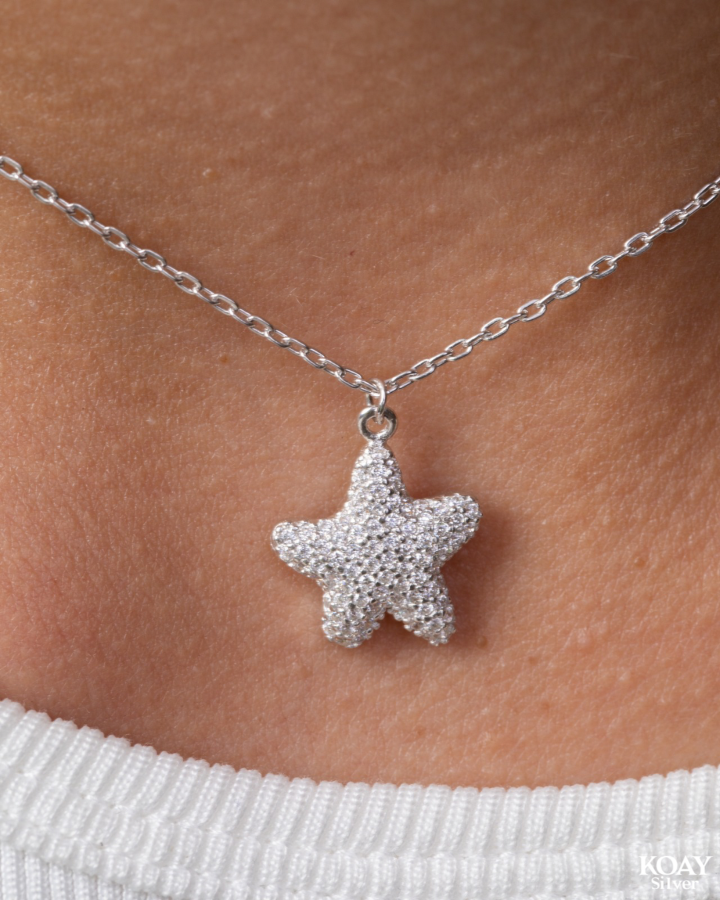 Zircon Star Necklace
