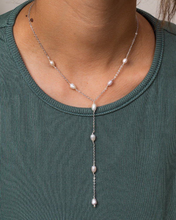 Colored Pearl Necklace
