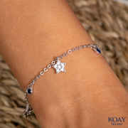 Zircon Blue & Star Bracelet