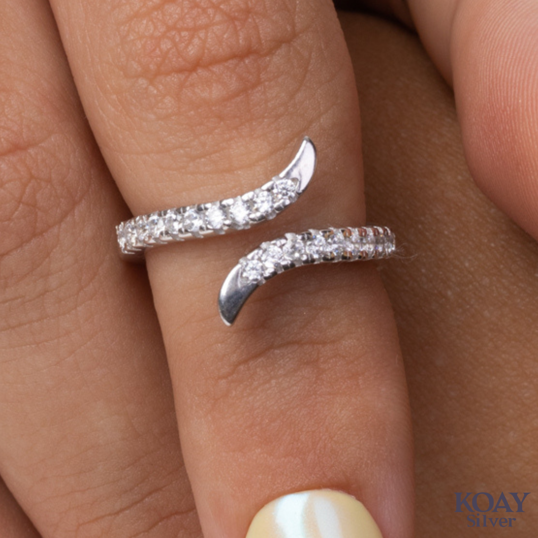 Zircon Wave Ring
