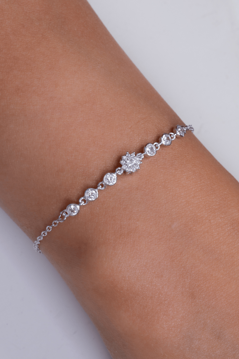 Zircon Flower (03) Bracelet