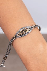 Arabic Makank Fl Qalb Rose Gold Bracelet