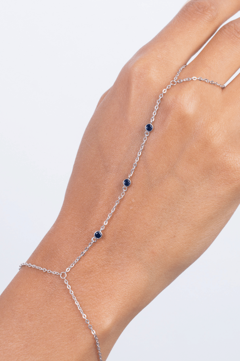 Zircon Blue Handchain