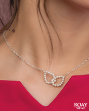 Double Circles Balls Necklace