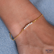 Zircon (012) Gold Plated Bracelet