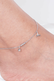 Plain Mermaid & Star Anklet