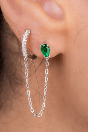 Zircon Oval Green (01) Single