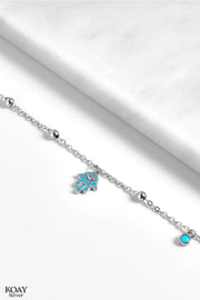 Turquoise Hand Anklet