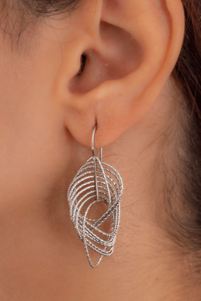 Layered Leaf Earring