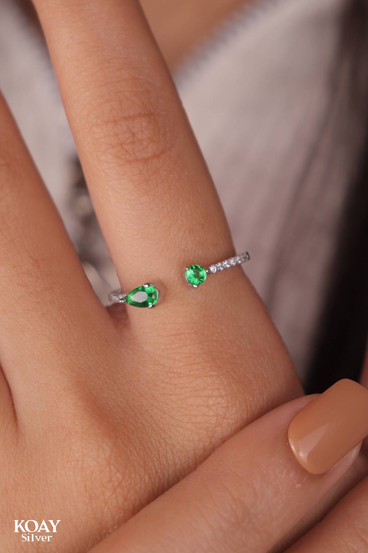 Zircon Ring (039-Green)