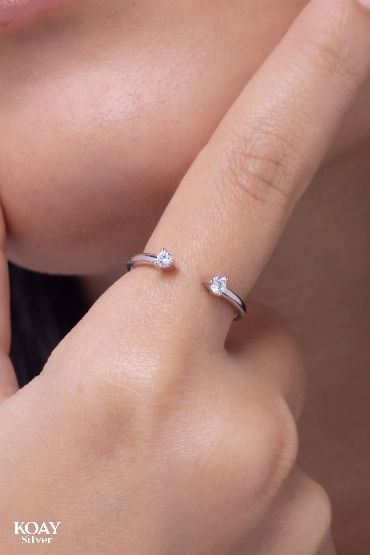 Double Zircon (02) Ring
