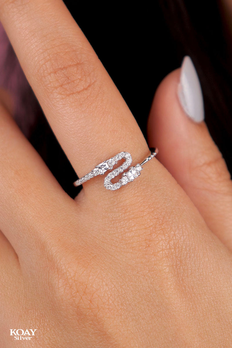 Zircon Wave Ring (056)