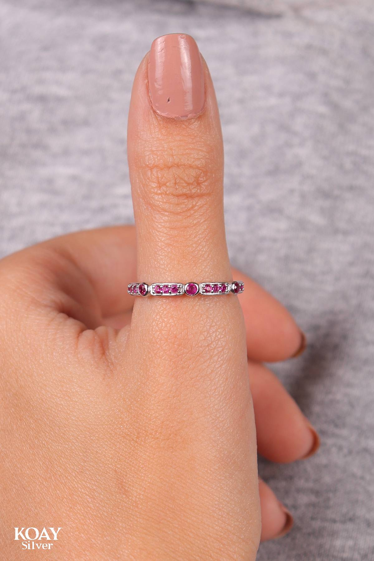 Zircon (042-Pink) Ring
