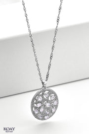 Zircon Shape Stones Necklace