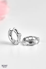 Zircon Hoop (017) Earring