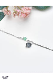 Colored Italian Shell (Mint) Bracelet