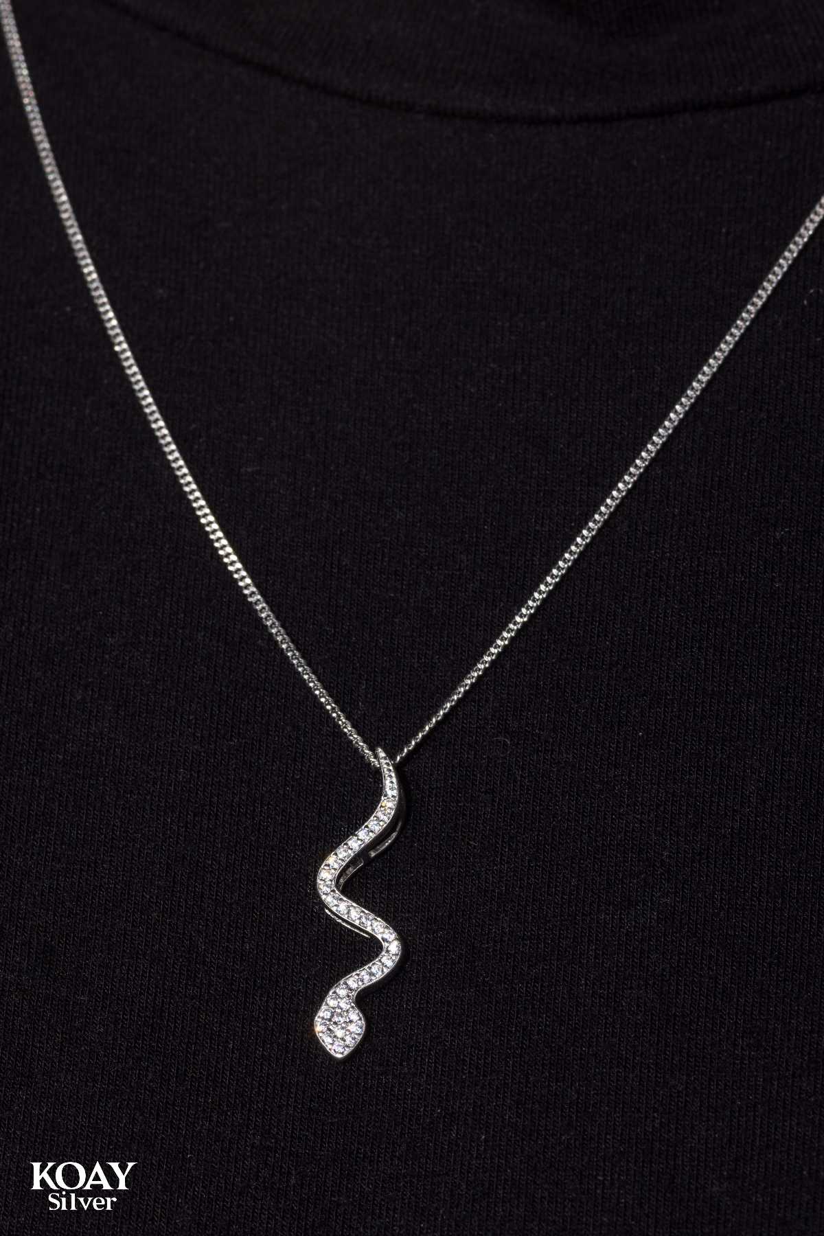 Zircon Snake Necklace