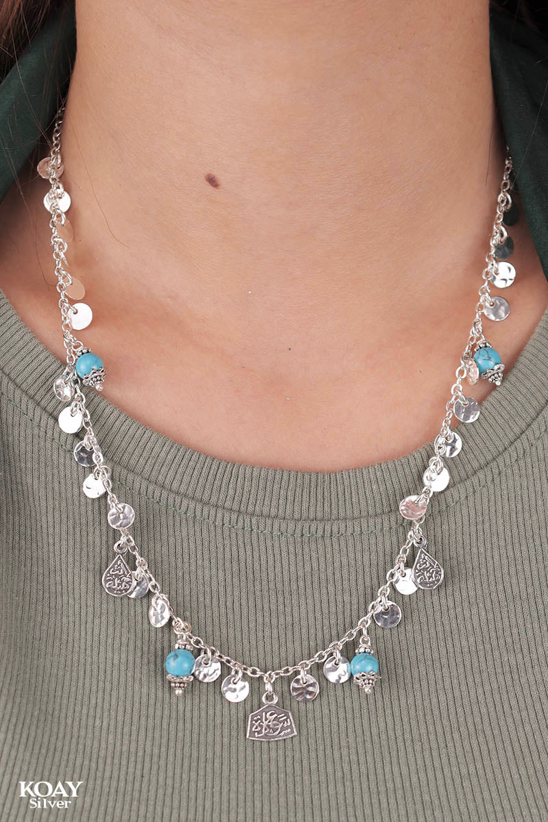 Arabic (01-Turquoise) Necklace