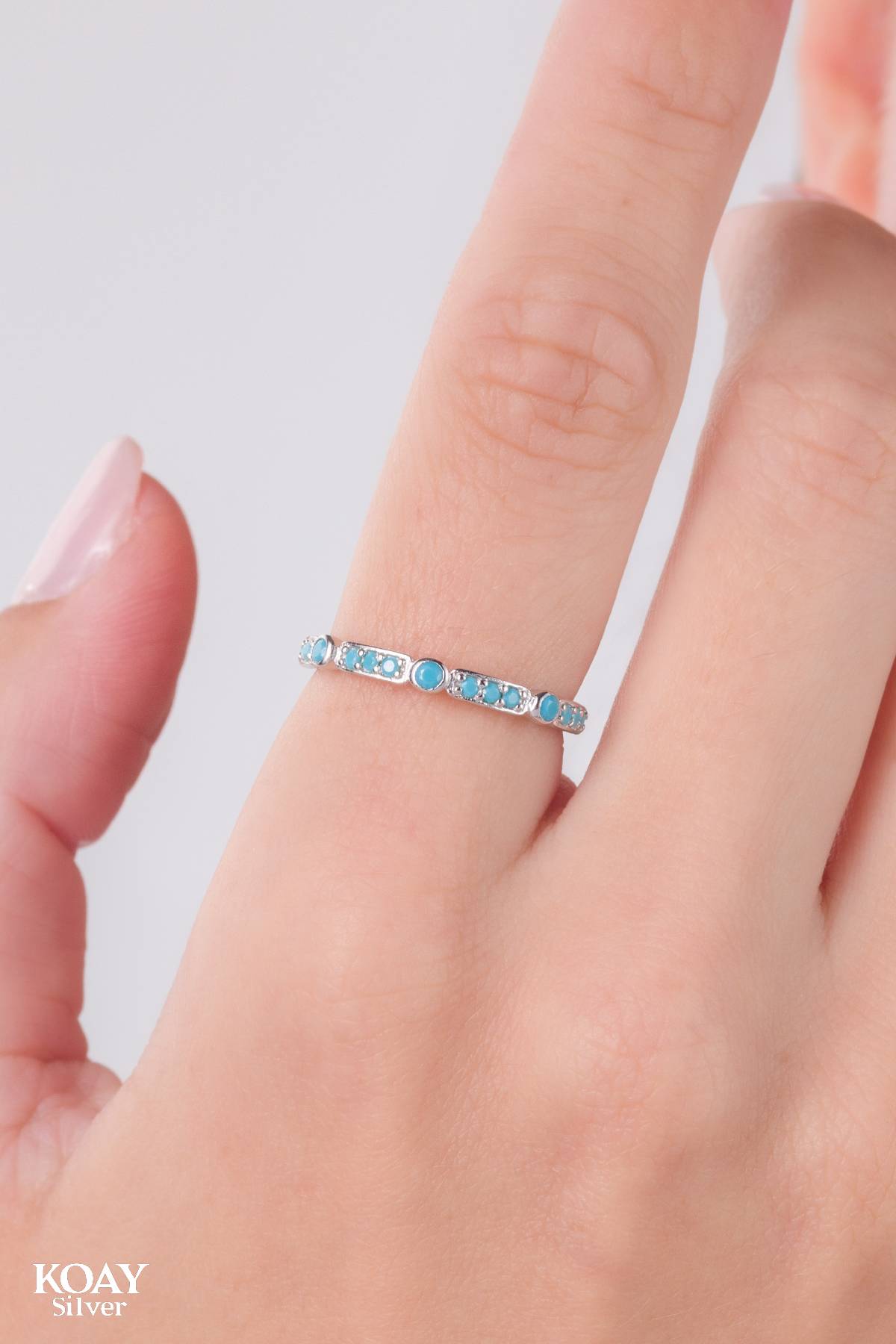 Zircon Ring (042-Turquoise)